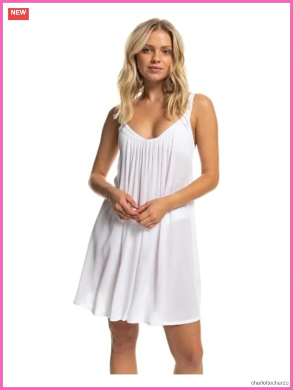 Roxy Juniors Stillwater Tank Woven Maxi Dress S/M